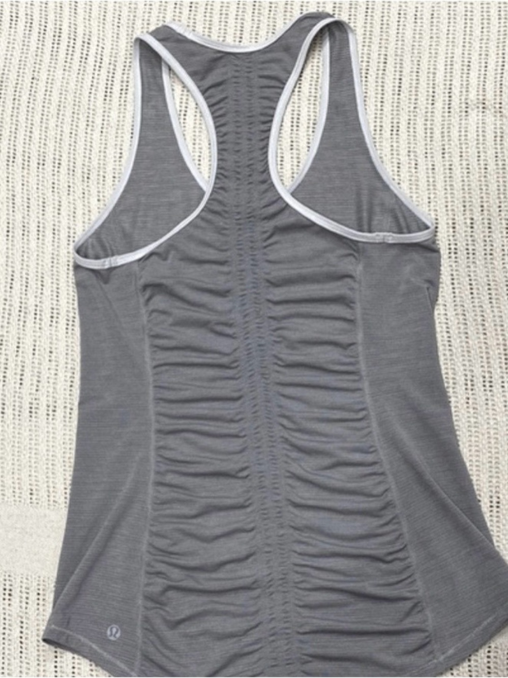 lululemon athletica Gray 'RUNNER UP' Racerback Tank - Picture 7 of 8